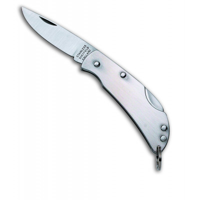 Joseph Rodgers 40mm Drop Point Keyring Lock Knife - Satin Finish