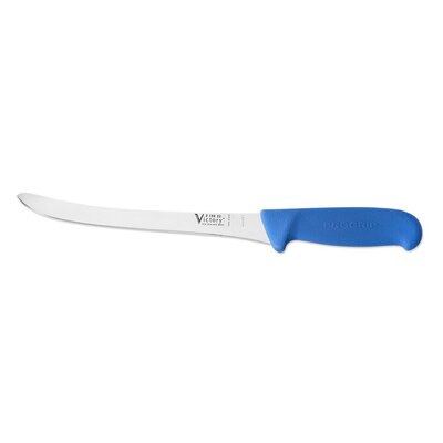 Victory Knives 215022200 - 2.5mm x 22cm Stainless Steel Filleting Knife (Blue Progrip Handle)