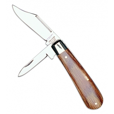 Joseph Rodgers 55mm Clipt Point & a 40mm Spearpoint Pen Knife with Solid Oak Scales