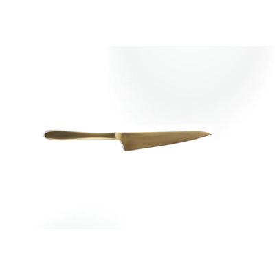 MIYSP4020 - 145mm, Stainless Steel Pomme Petit Utility Knife, Gold Plated